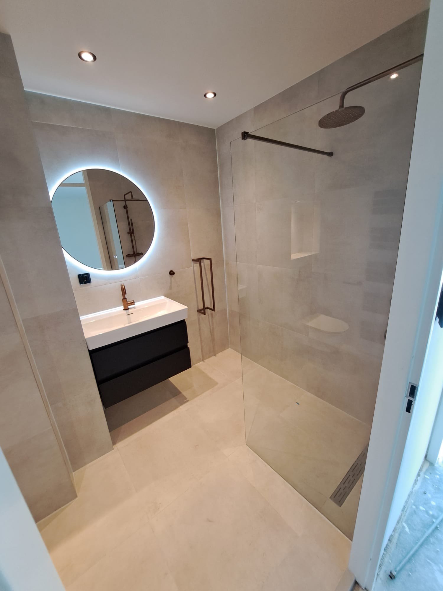 Badkamer na renovatie