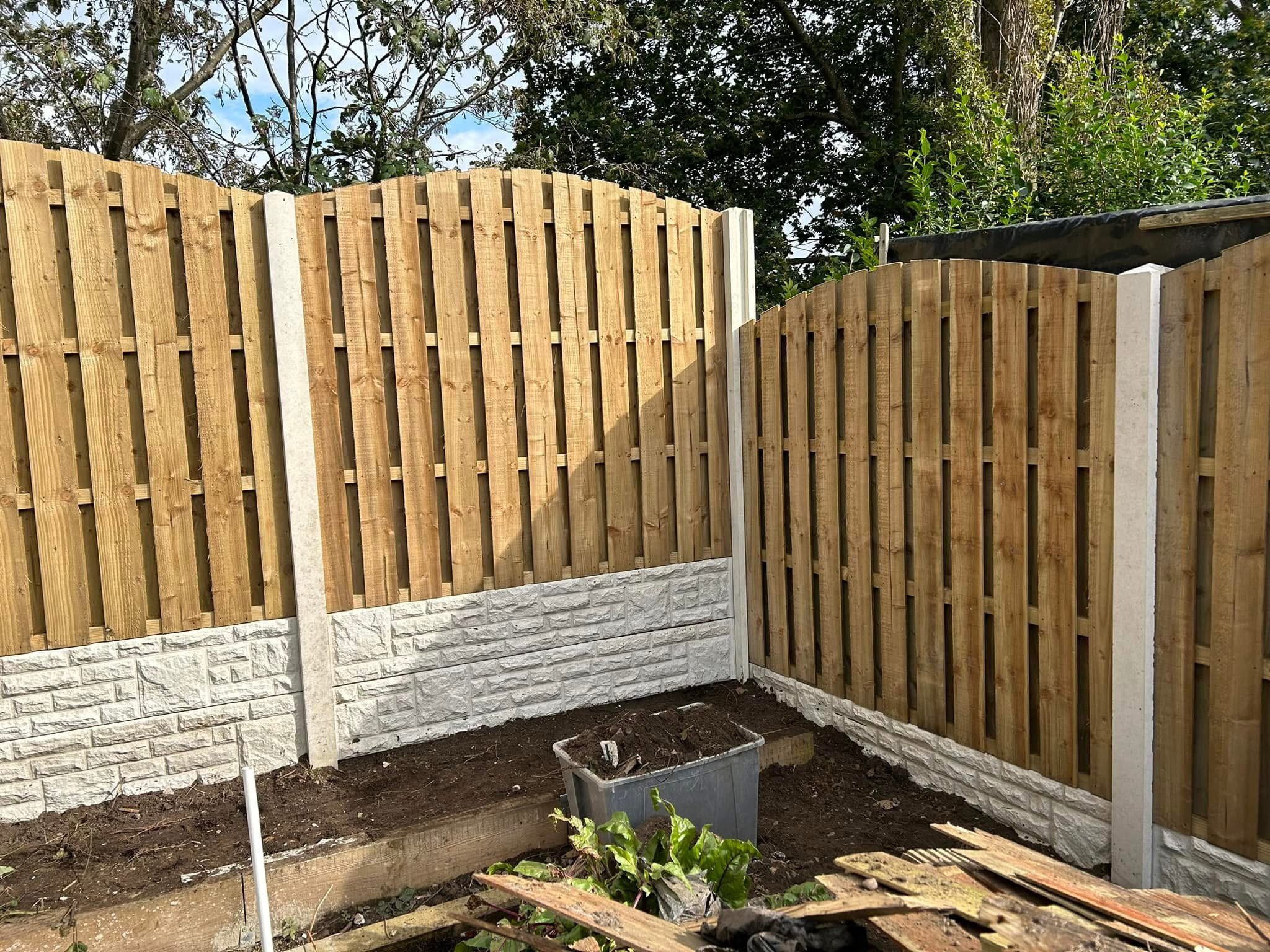 Composite fencing project