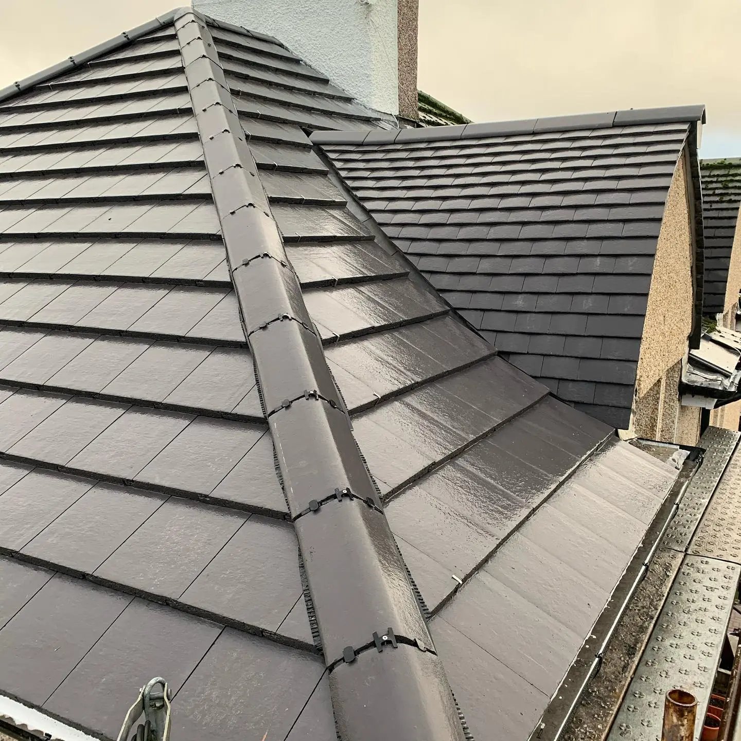 Slate roof project