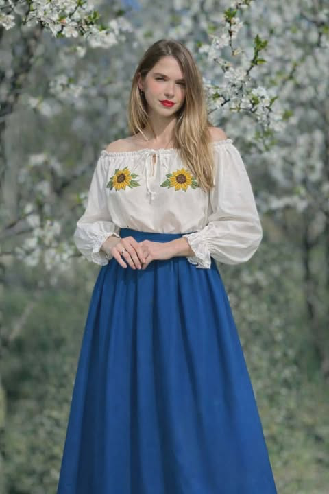 Bluzka ze słonecznikiem