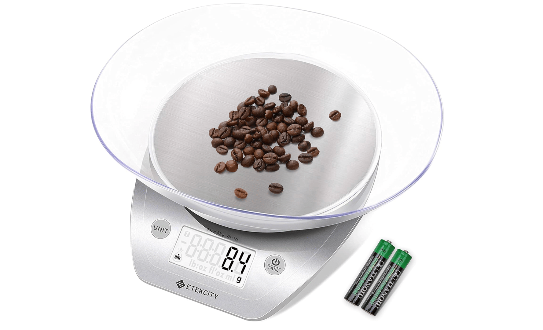 Digital Food Kitchen Scale with Bowl