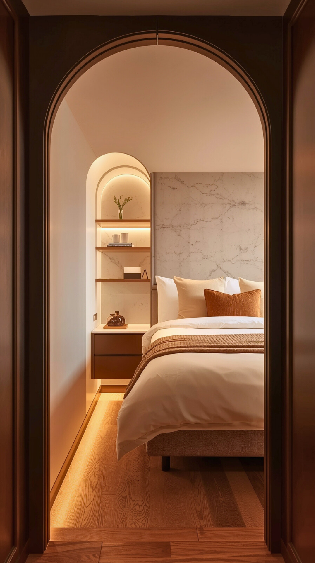 Med tekst nederst i hjørnet