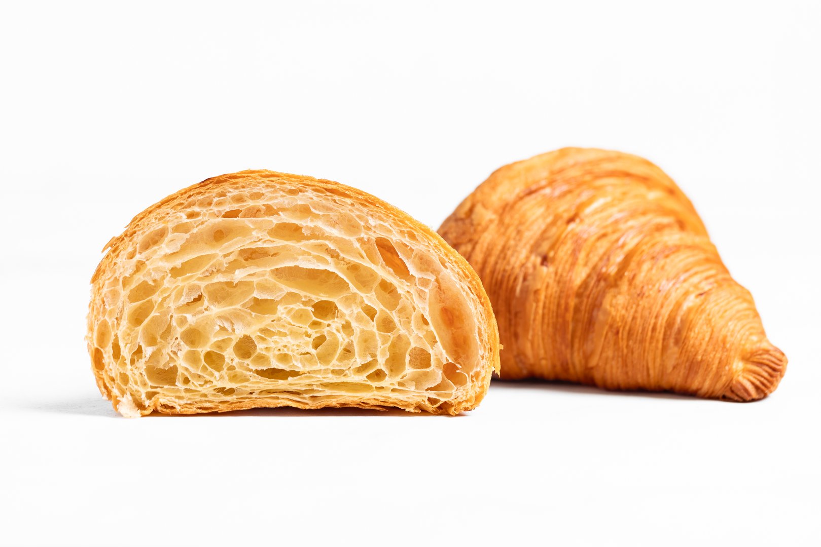 Flaky butter croissant