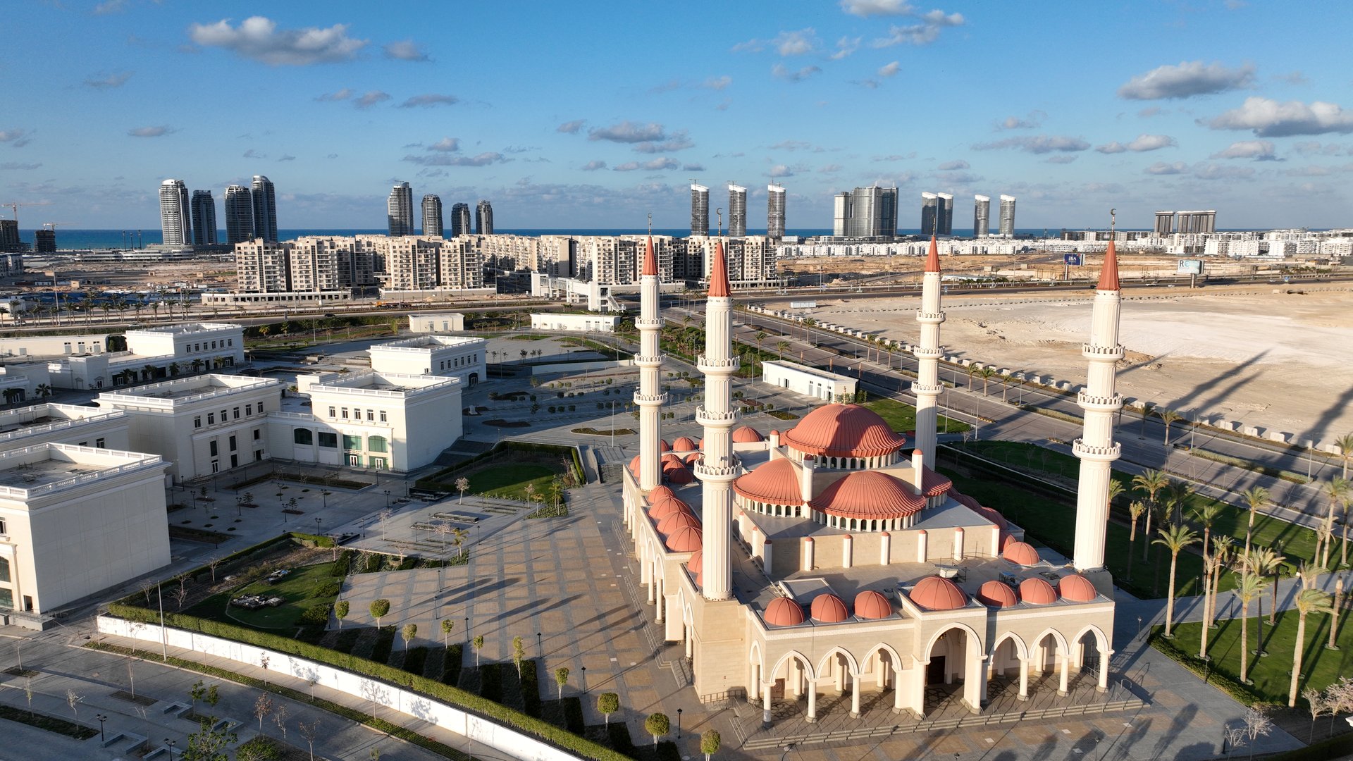 The biggest Mosque in El Alamein City