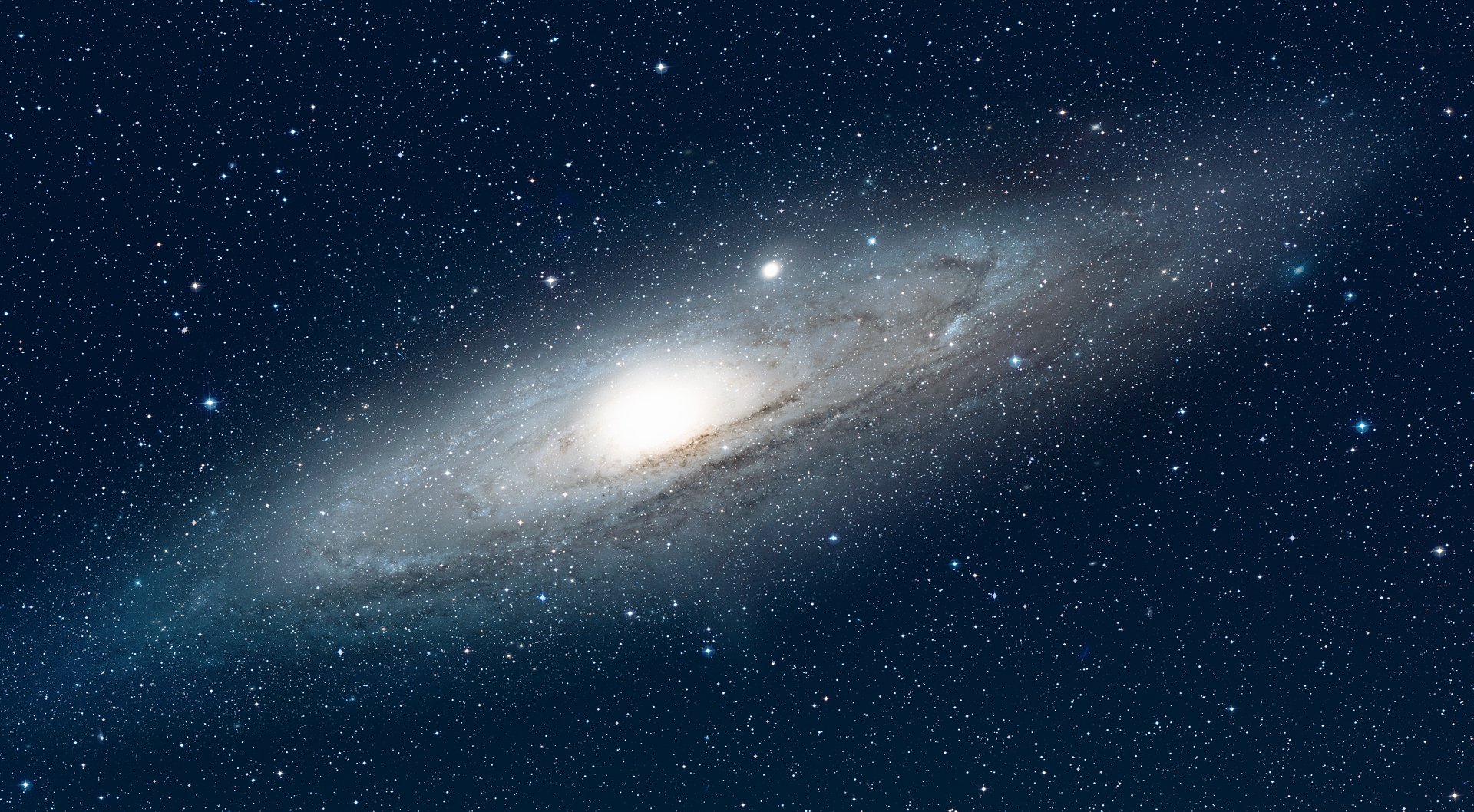 Andromeda  :  https://esahubble.org/images/heic1112e/
Stars                 :   https://esahubble.org/images/heic0910t/


Andromeda spiral galaxy on a starry night "Elements of this image furnished by NASA "