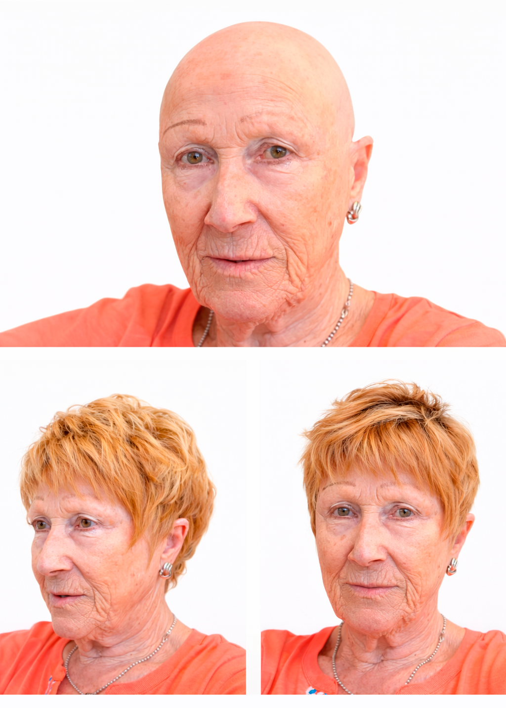 Resultado de prótesis capilar profesional en Pamplona