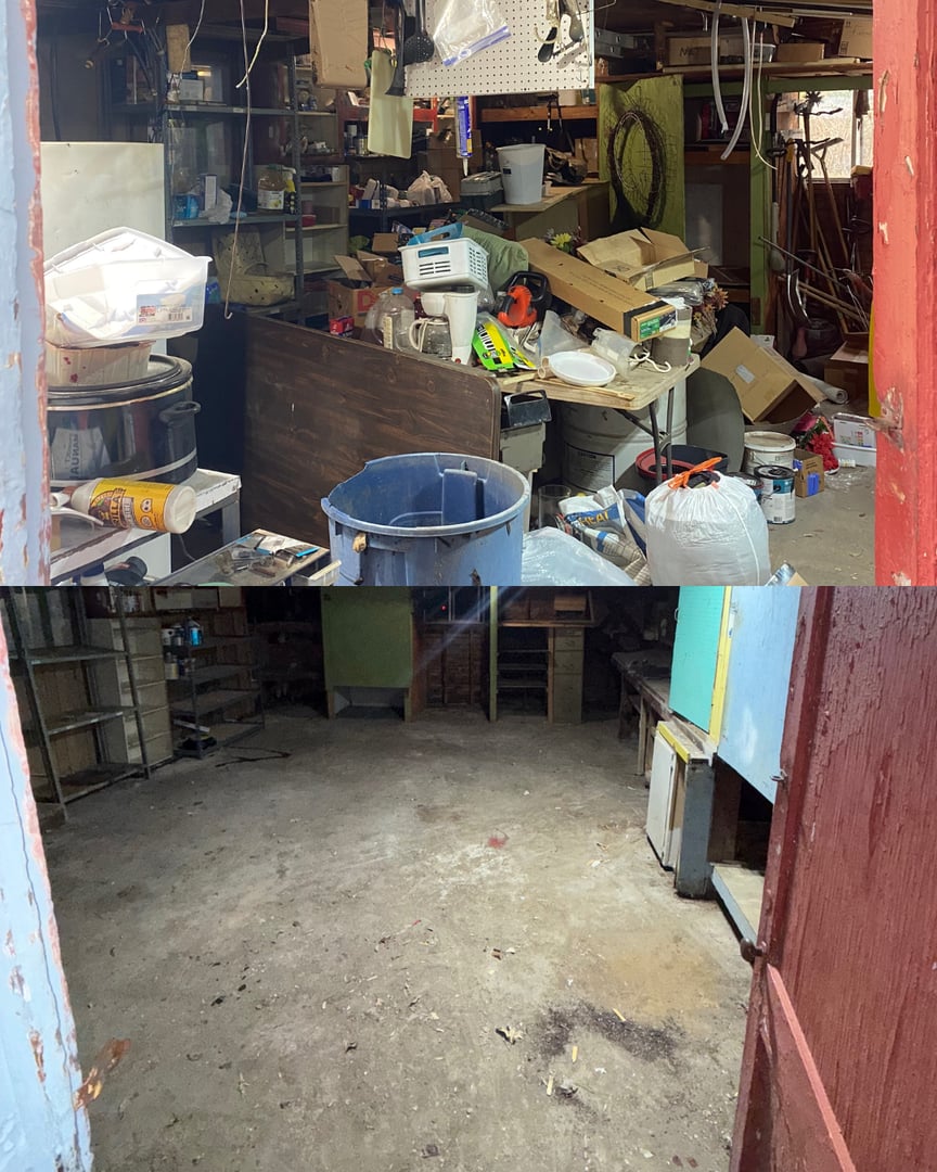 Before and After - Residential Cleanout