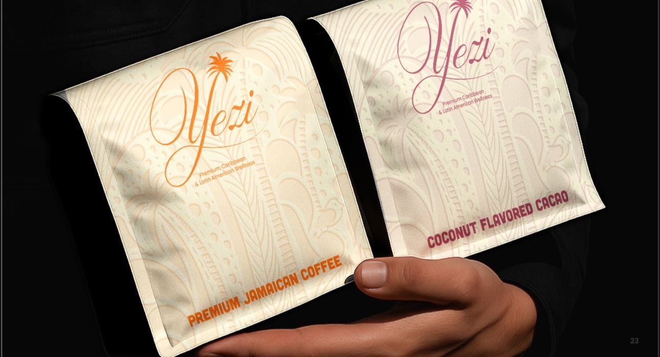 YEZI Jamaican Coffee in cafe setting