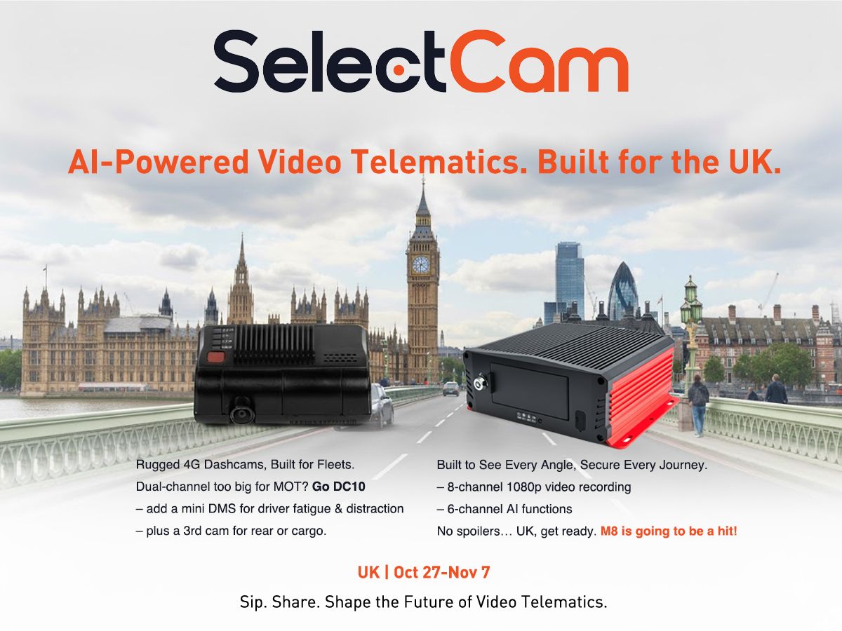 DC20 BTRC UK London Dashcam MDVR Video Telematics
