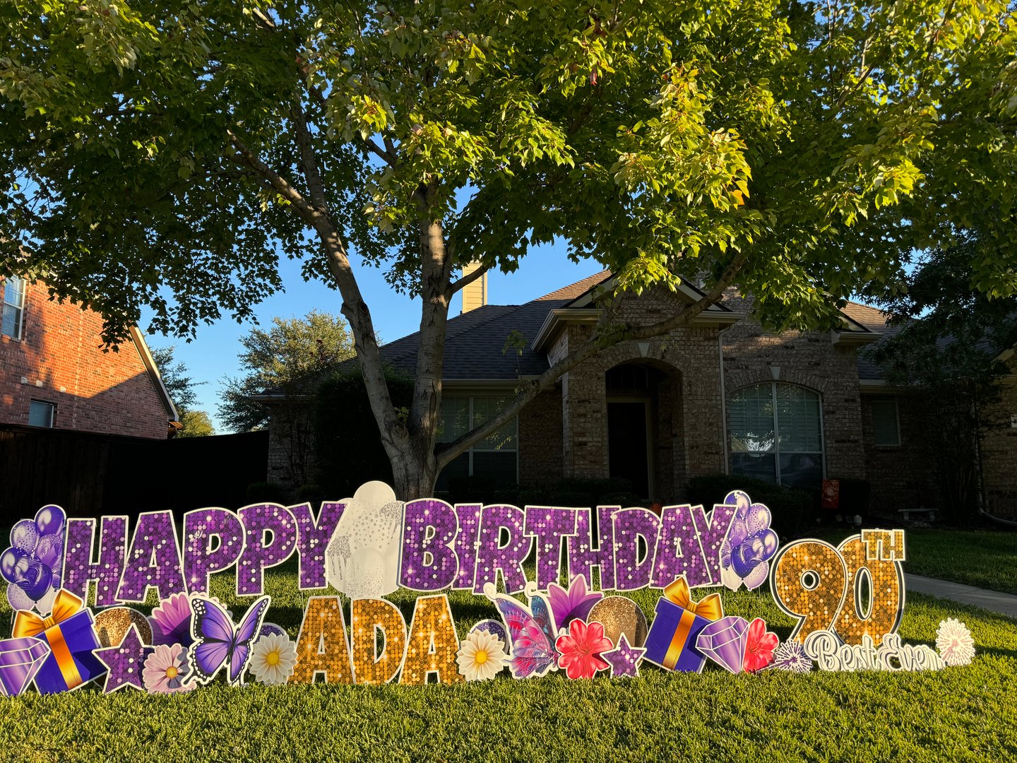 Purple Haze yard display