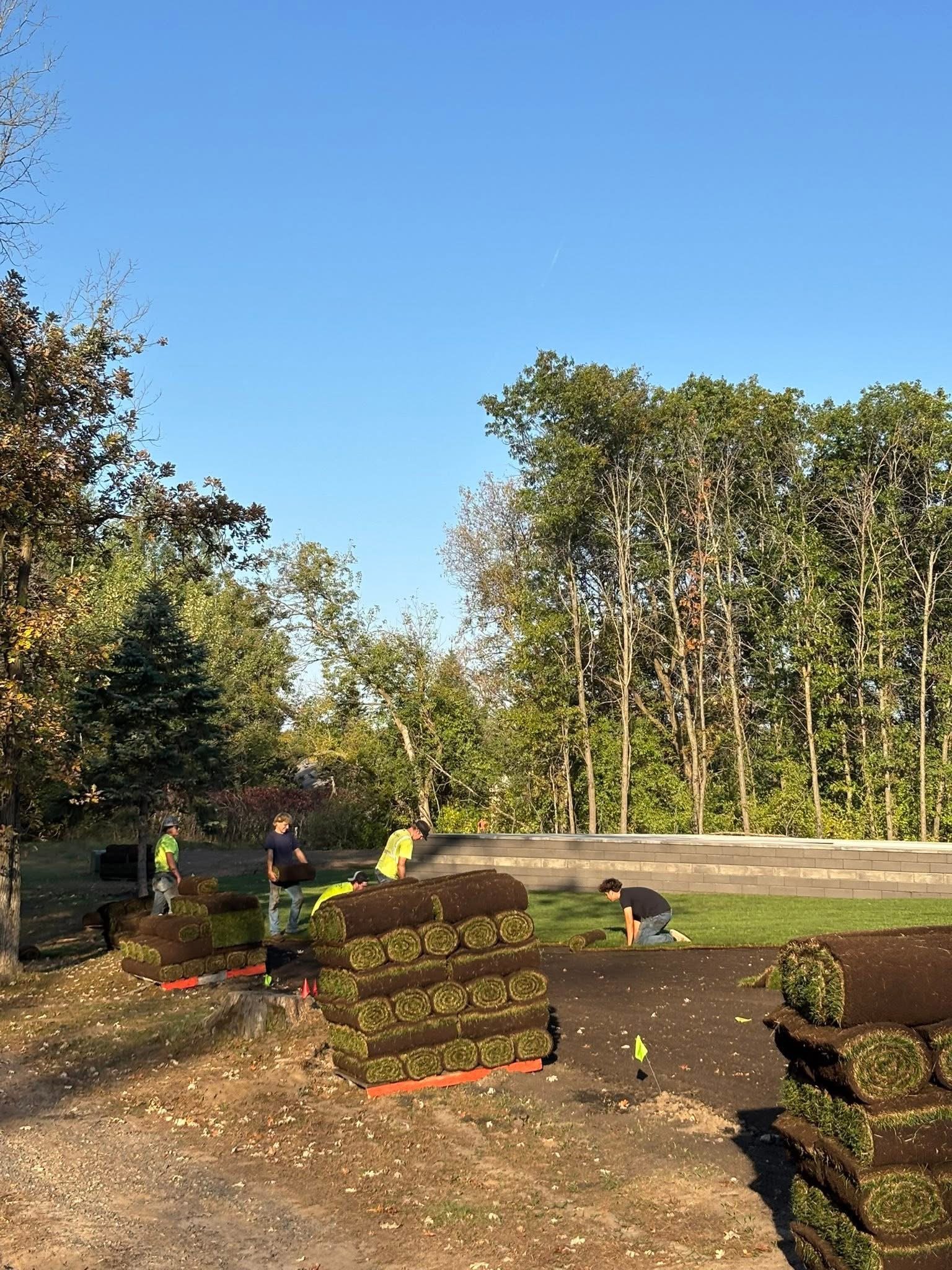 Ostlund's Outdoor Services team