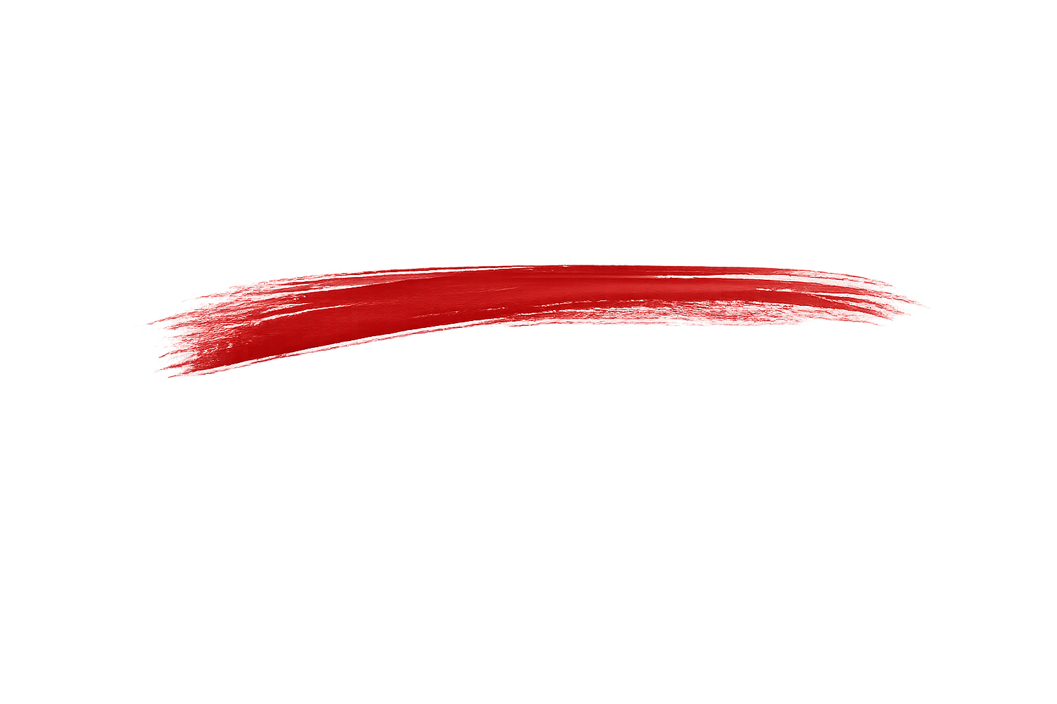 Brush stroke underline