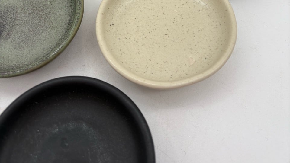 Platos complementarios de cerámica Naidich