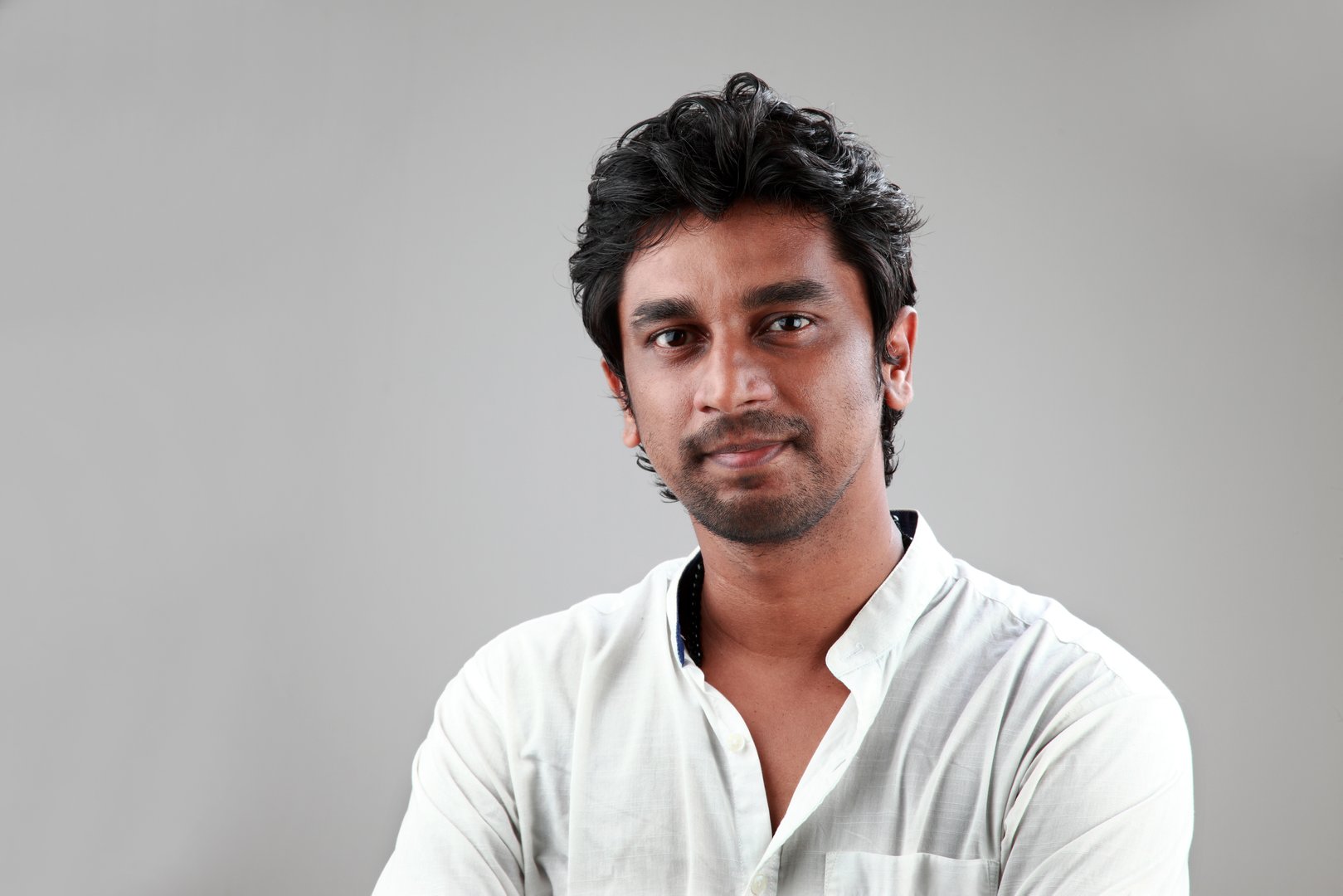 Portrait of a young man of Indian origin