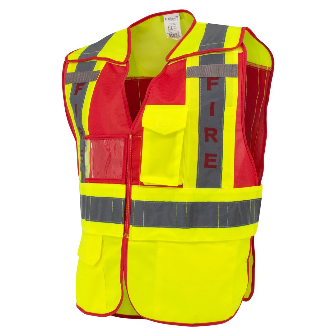 Fire rescue safety vest front