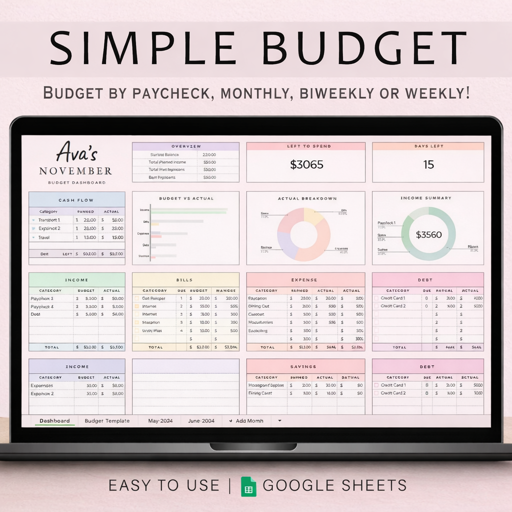 Webudget Budget Planner