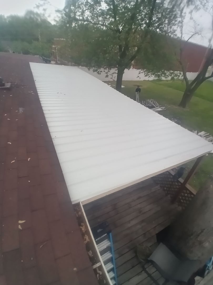 Roof after storm damage repair in Festus, Missouri