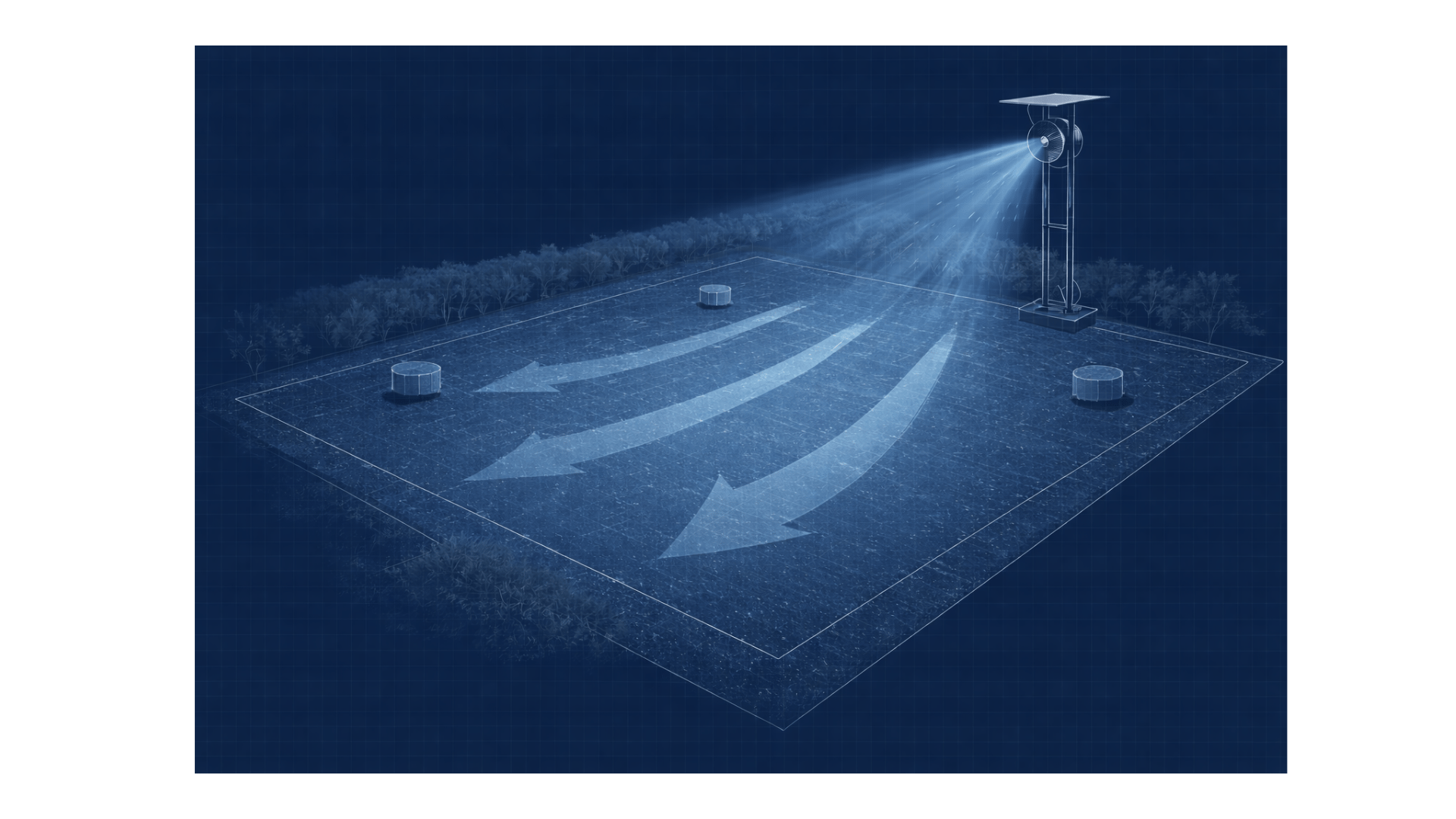 Sistemas de ventilación forzada para grandes superficies