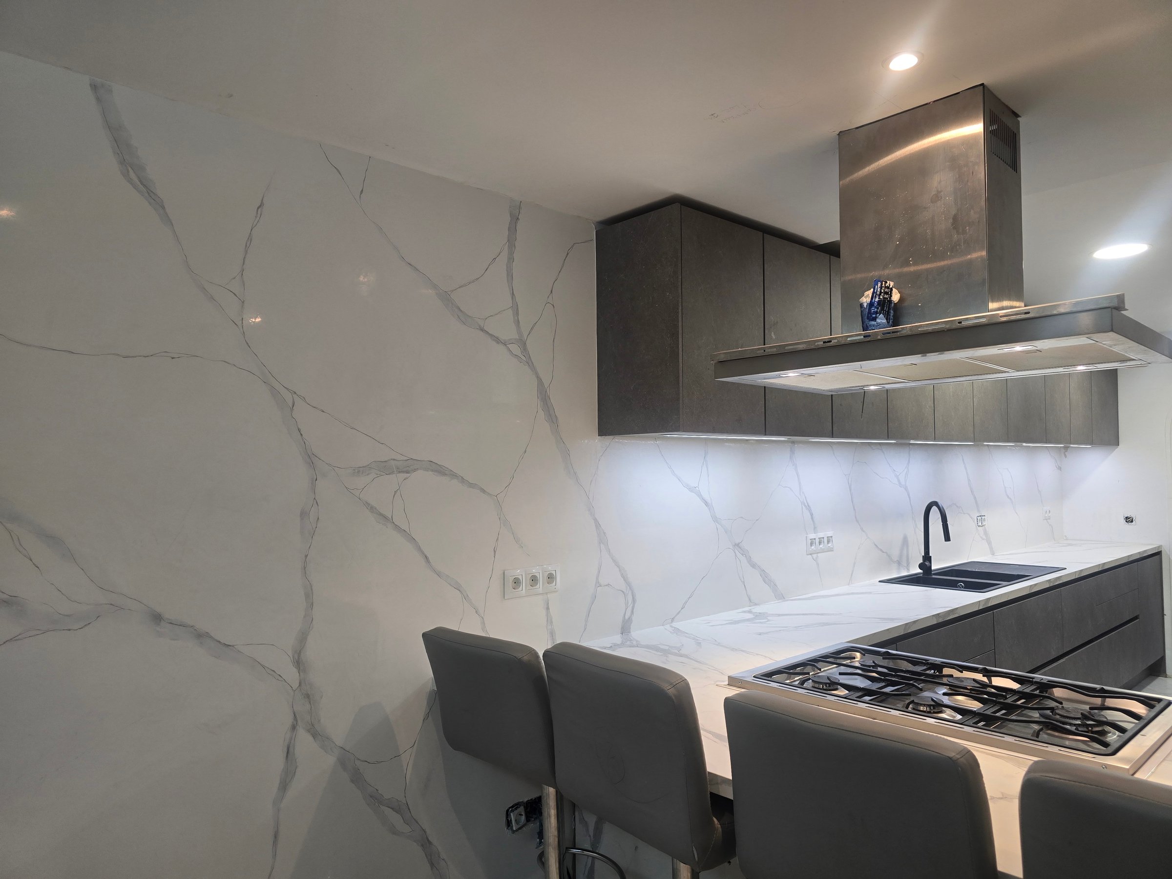 Marble polished plaster finish