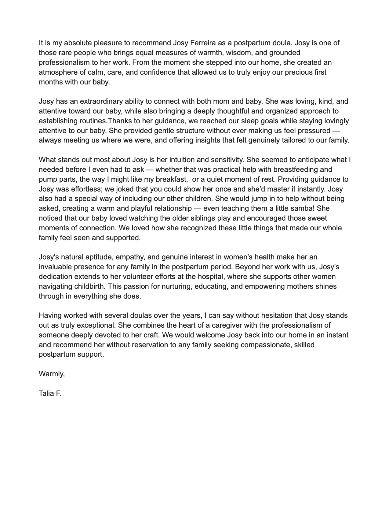 Review from a happy family