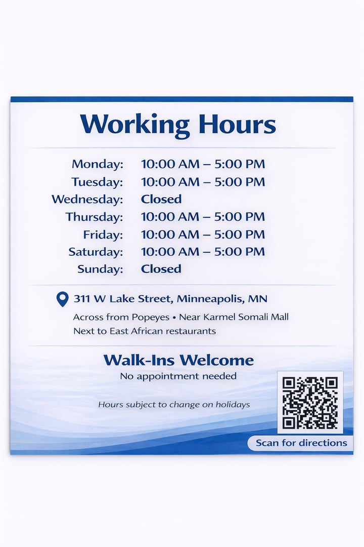 Lake Clinic Working Hours