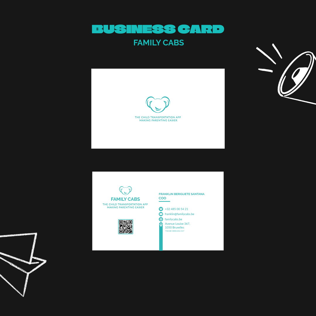 Family Cabs Business Card