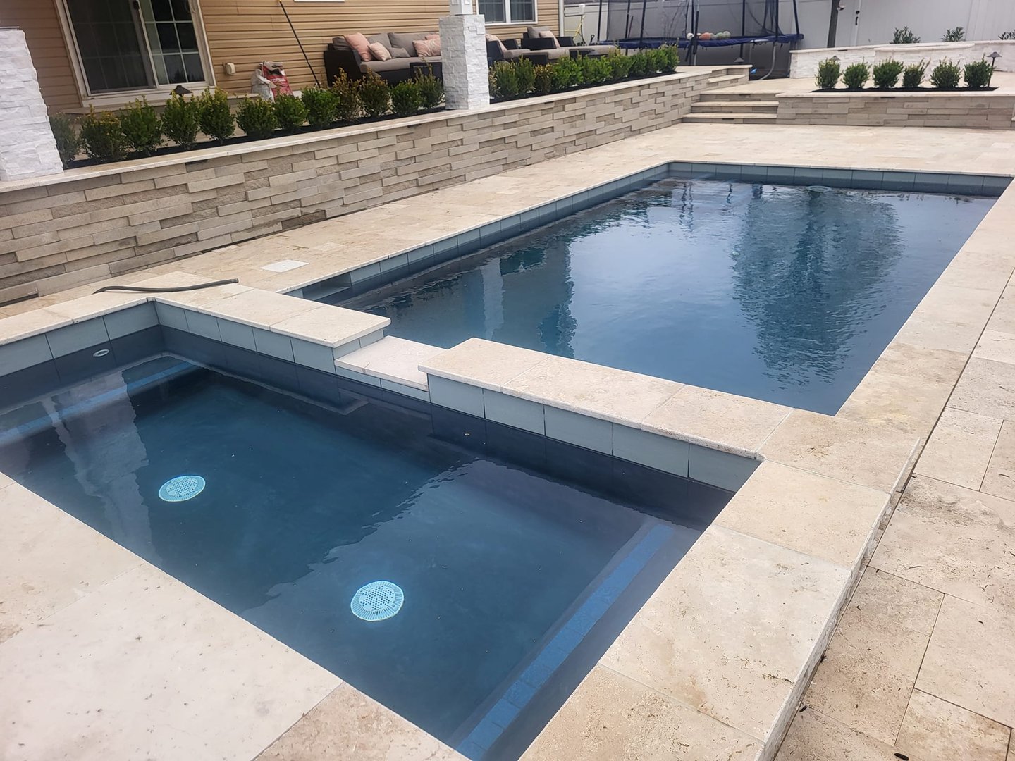 Pool project by 3M Brothers Pool Plastering