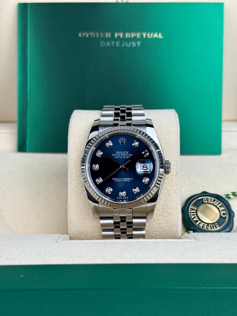 Rolex Datejust 36mm Blue Diamond