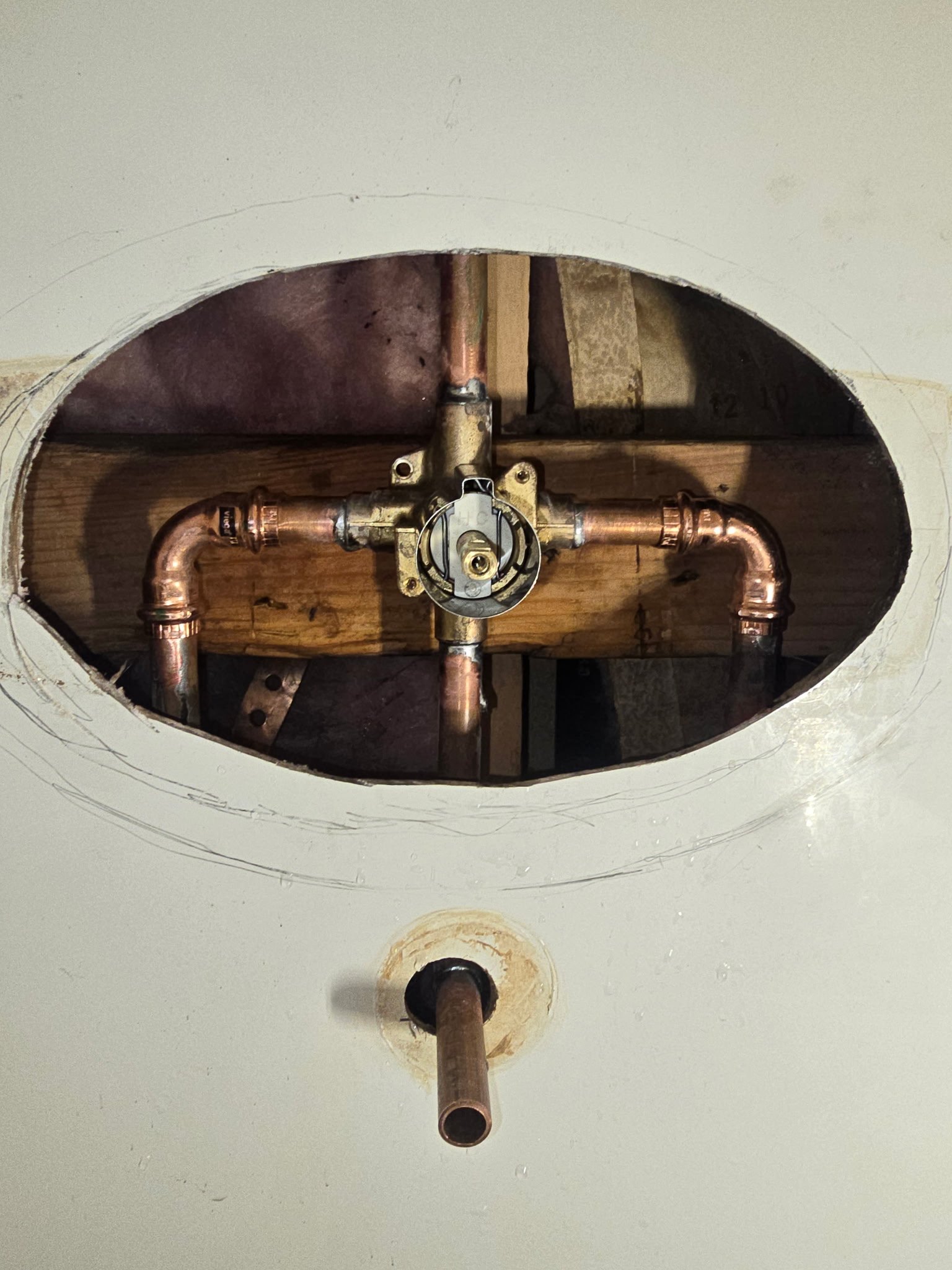 Quality plumbing installation
