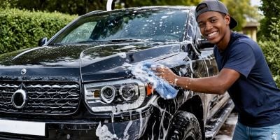Express exterior car detailing service
