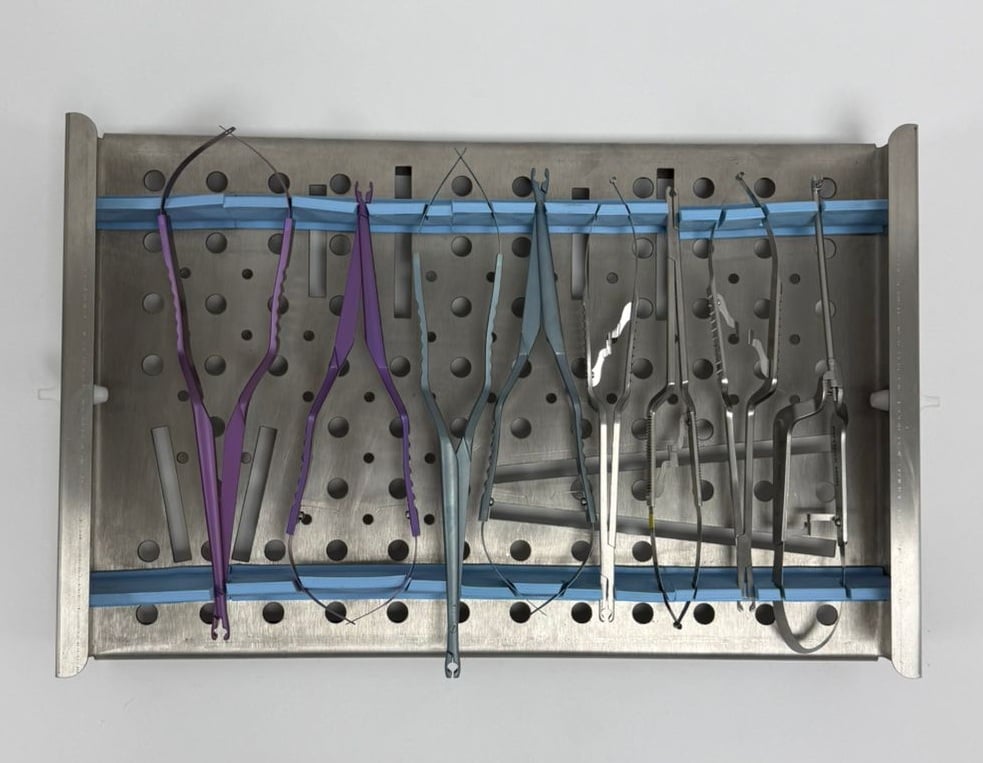 Pinzas para clip de aneurisma