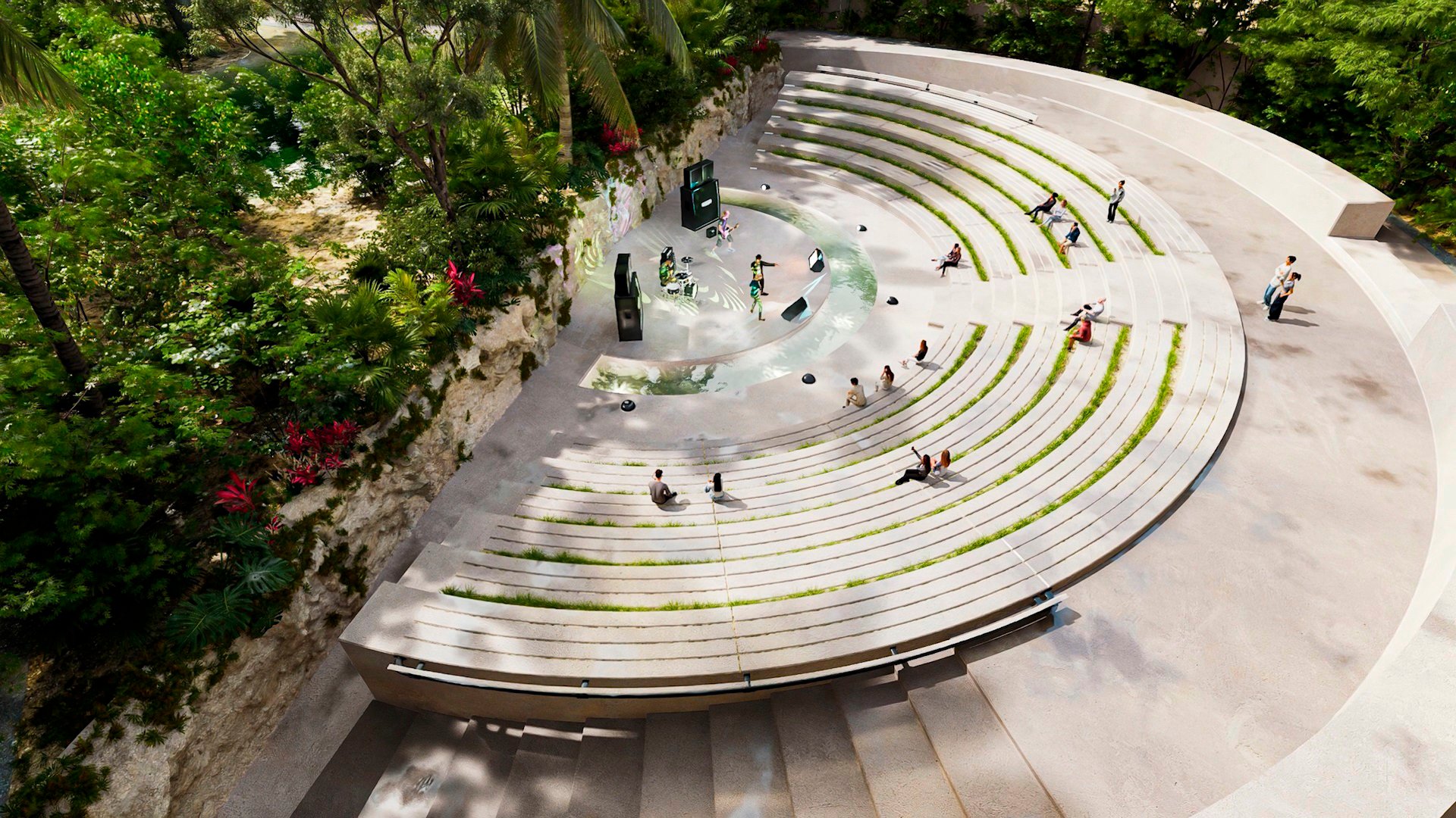 Anfiteatro Ciudad Central Progreso