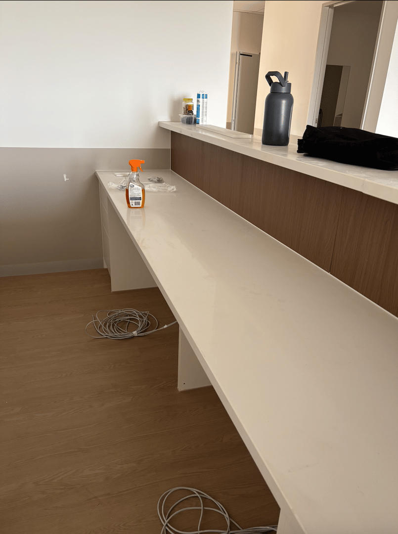 Caulking work example