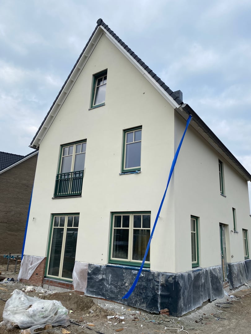 Gevel schilderwerk woning in Oss