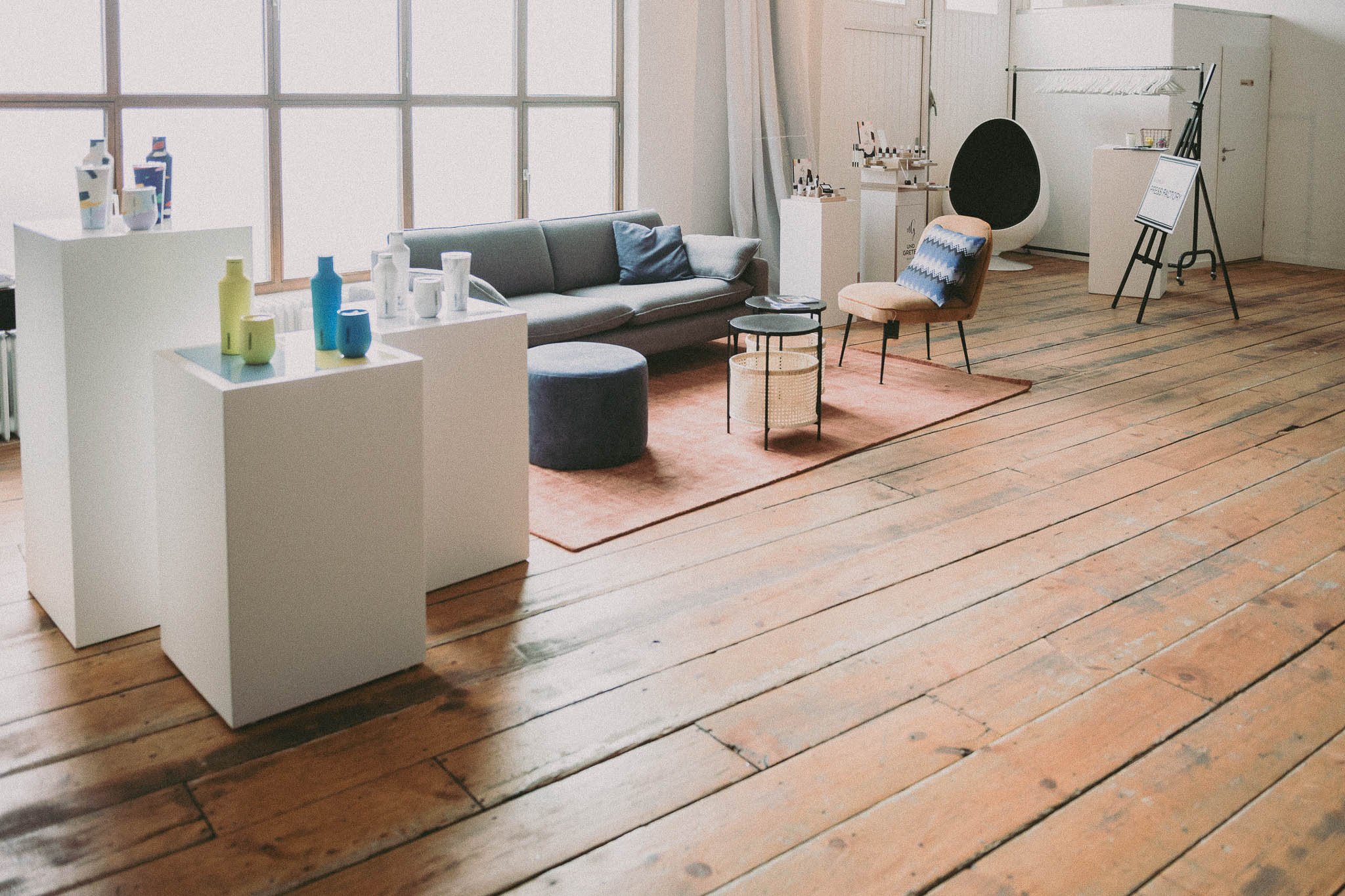 pop-up kollektionspräsentation agenturkunden im studio g3 münchen