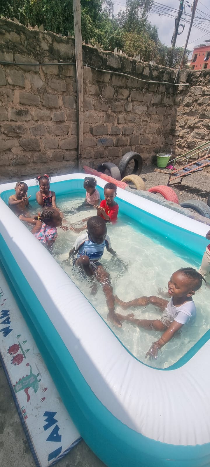 Swimming activities for children at Kindernest