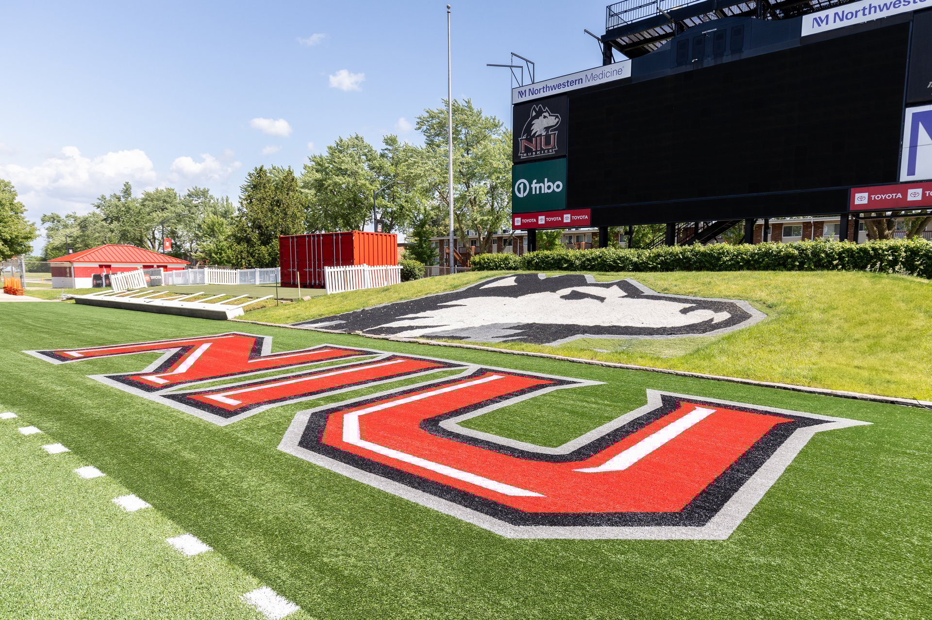 DeKalb, IL, USA - June 19, 2025: Huskie Stadium is home to the Northern Illinois University Huskies football team