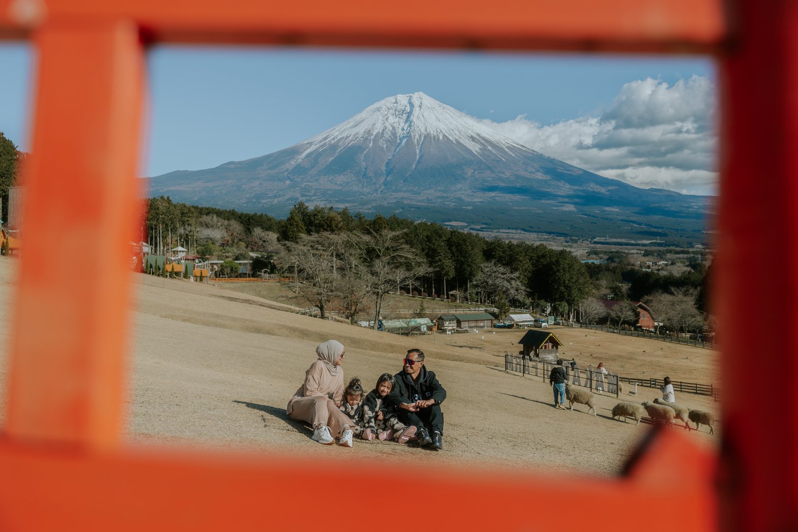 Mount Fuji family photography
