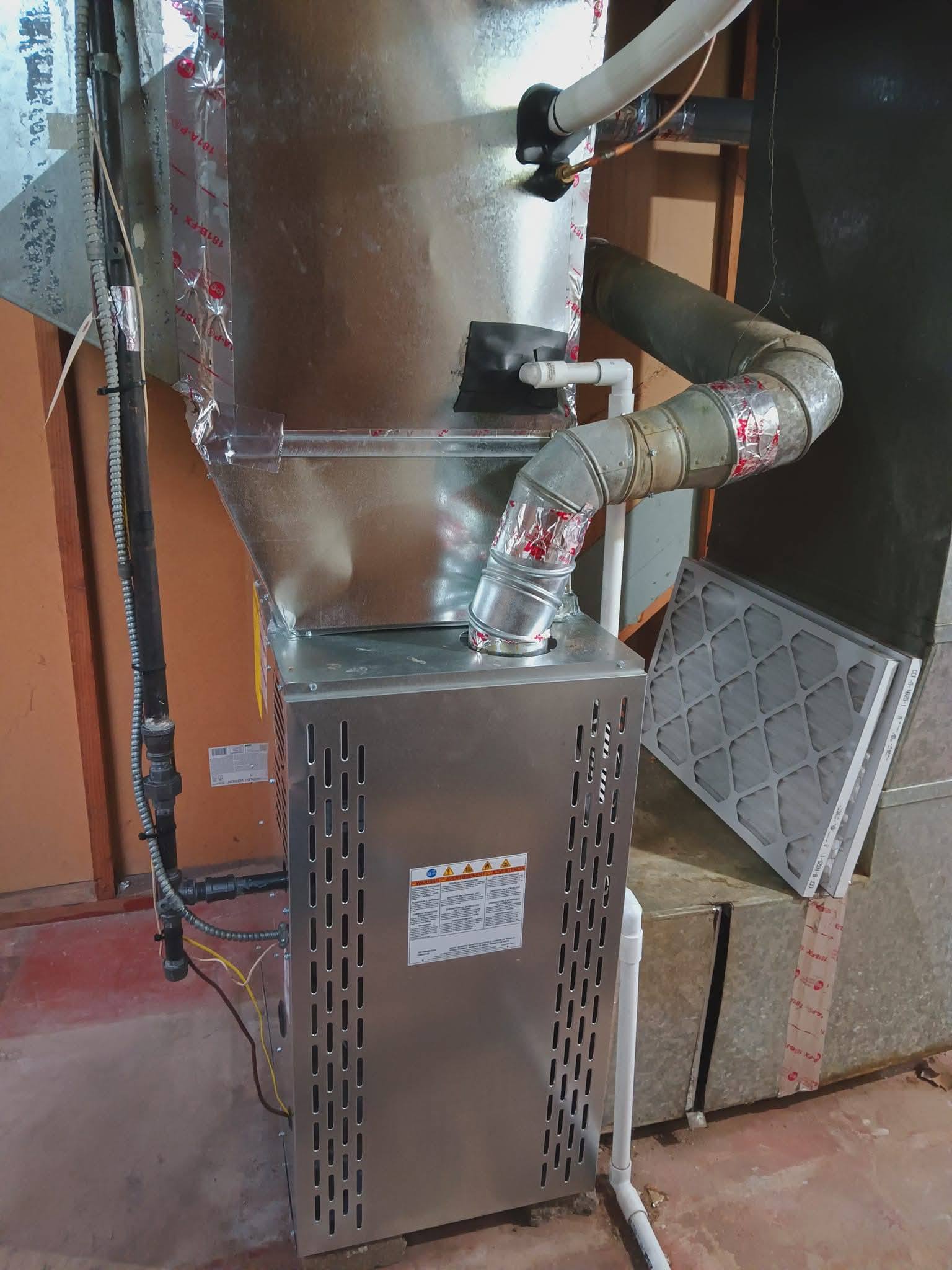 High Peaks Mechanical heat pump installation project