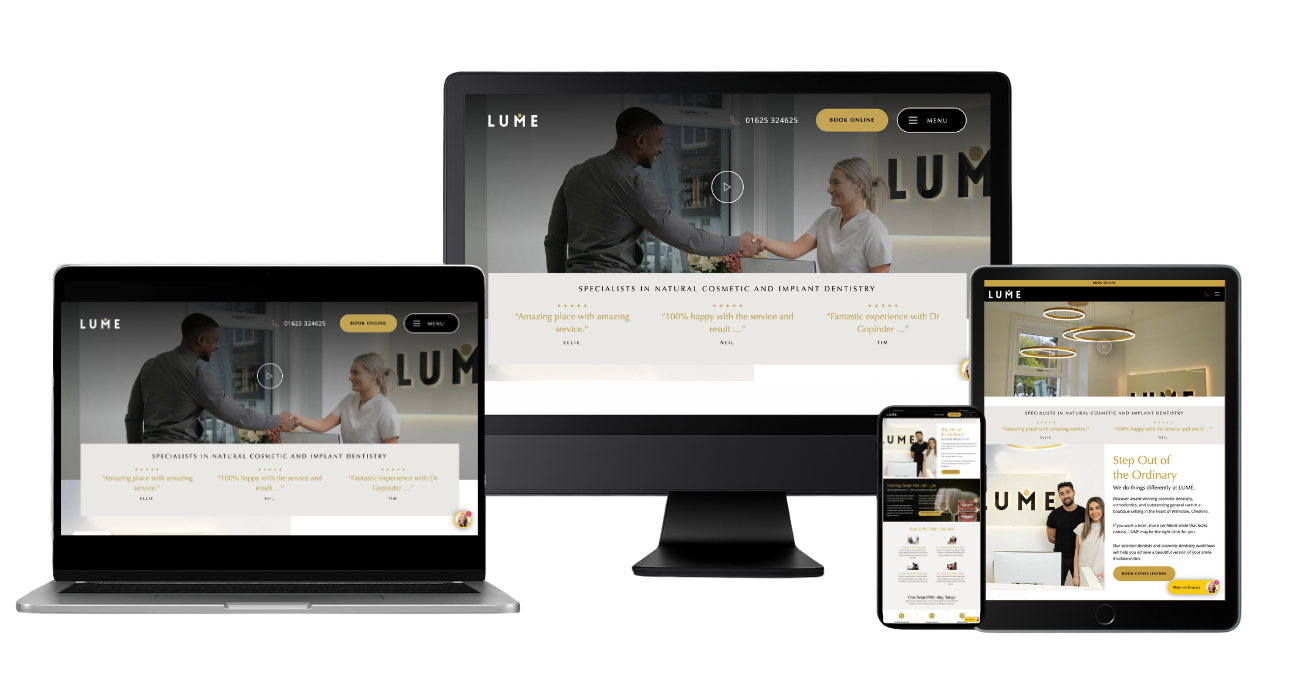 Website project screenshot