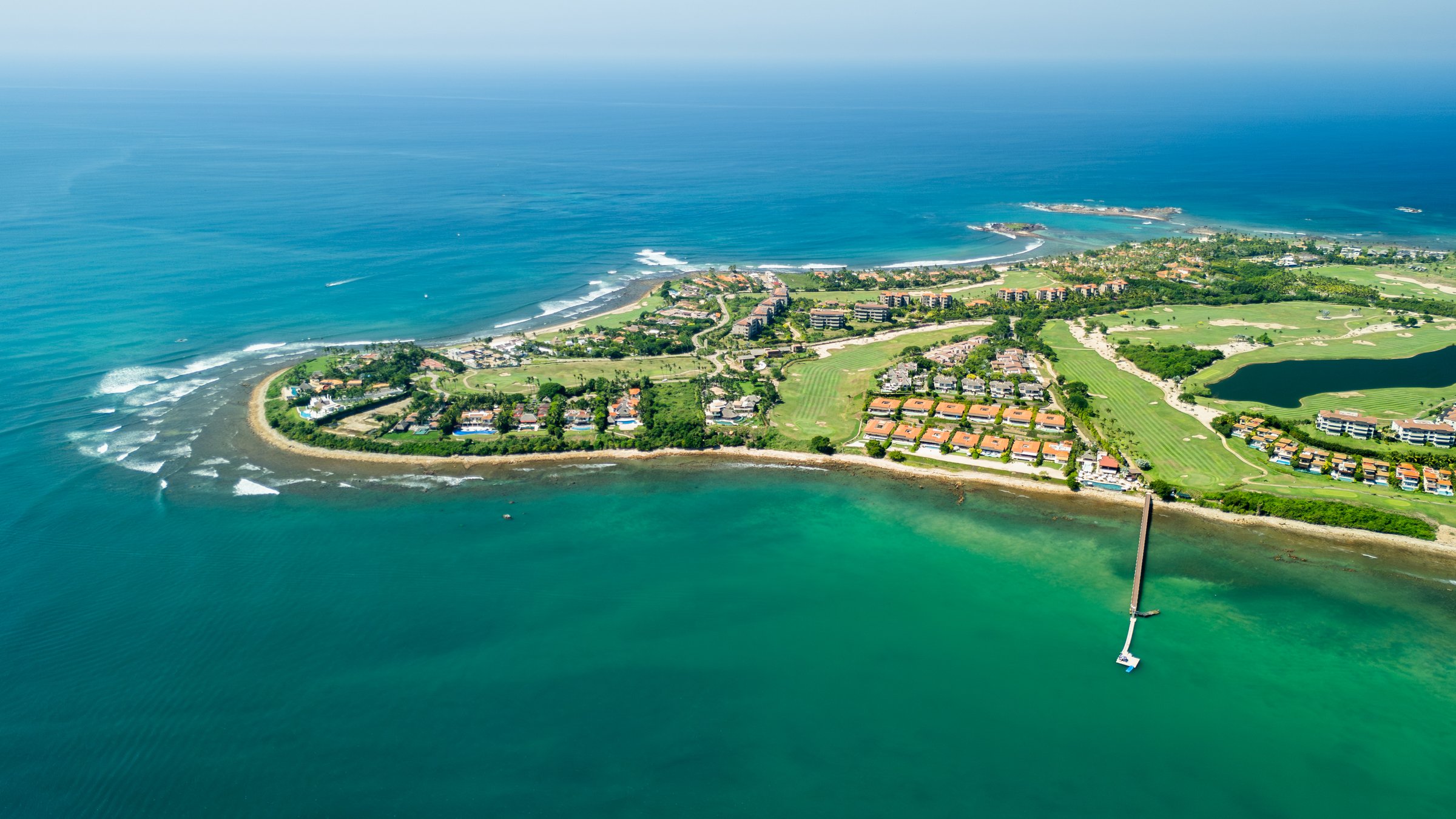 Crystal Clear Water Beach in Punta Mita, Nayarit. Mexico