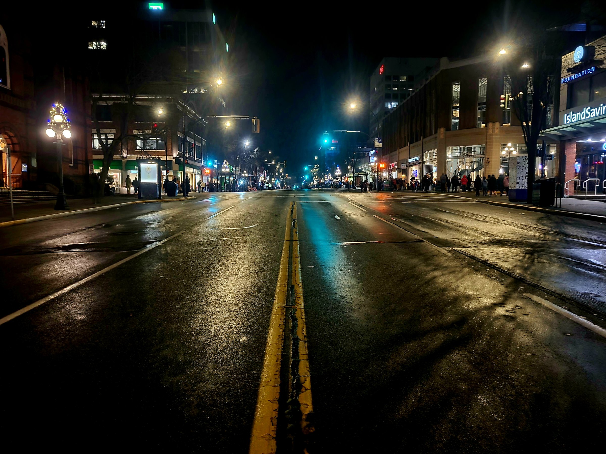 Taken downtown Victoria, BC located at the south end of Douglas looking North.