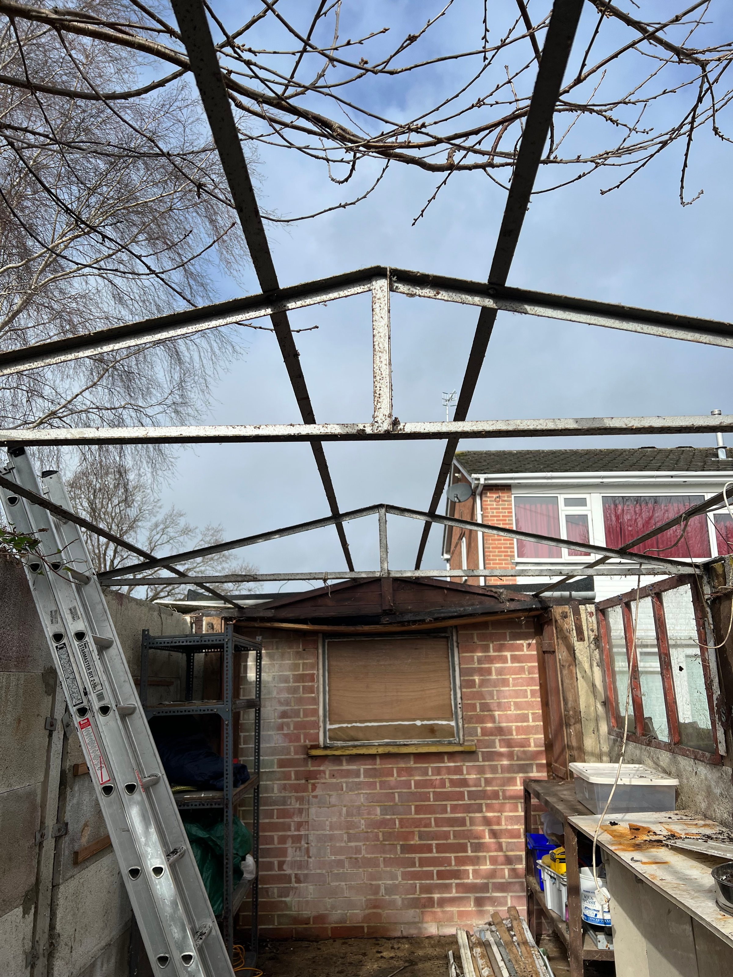 Garage demolition project