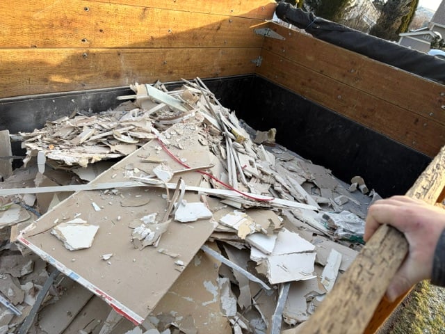 Waste removal project - before cleanup