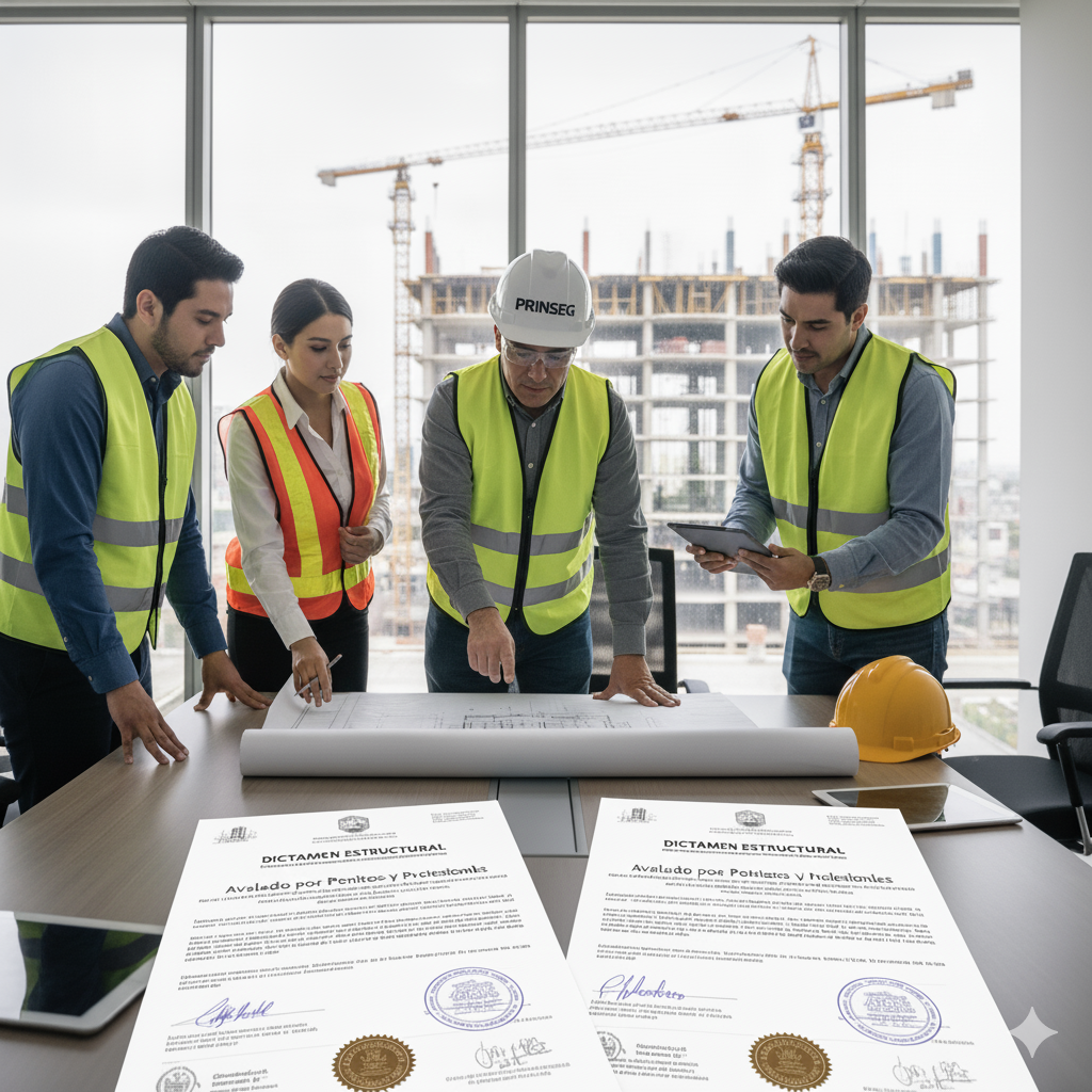 Dictamen estructural avalado por peritos y colegios profesionales