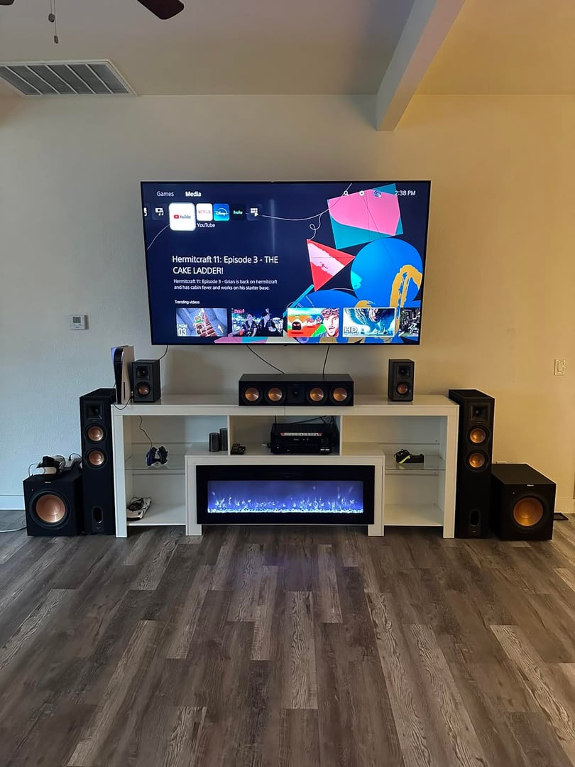 Home theater installation