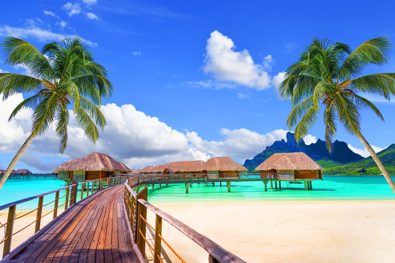 Bora Bora is considered one of the most exclusive and luxurious holiday resorts.