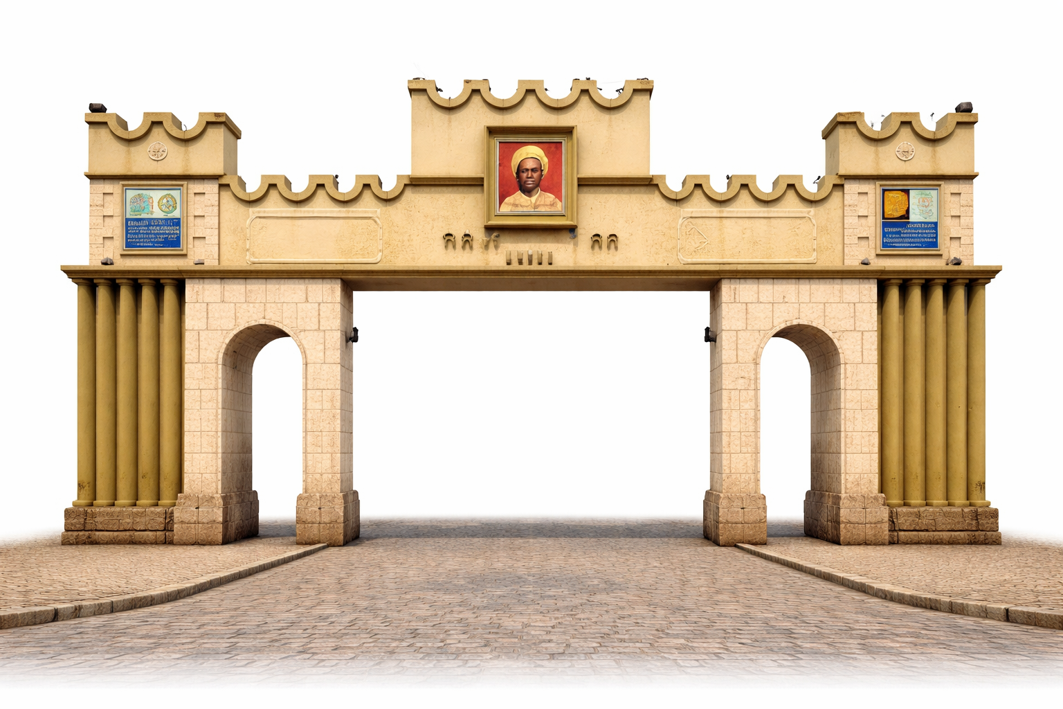 Premium Ethiopian coffee 3D illustration