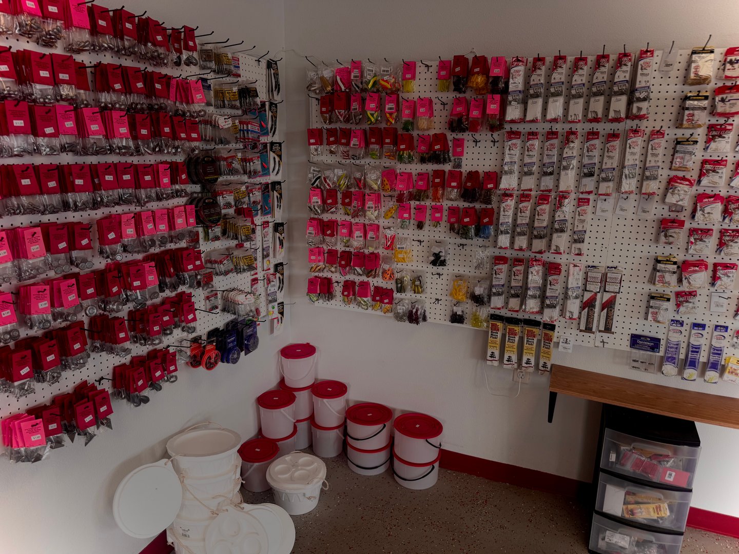 Fishing accessories and essentials at M & W Bait & Tackle