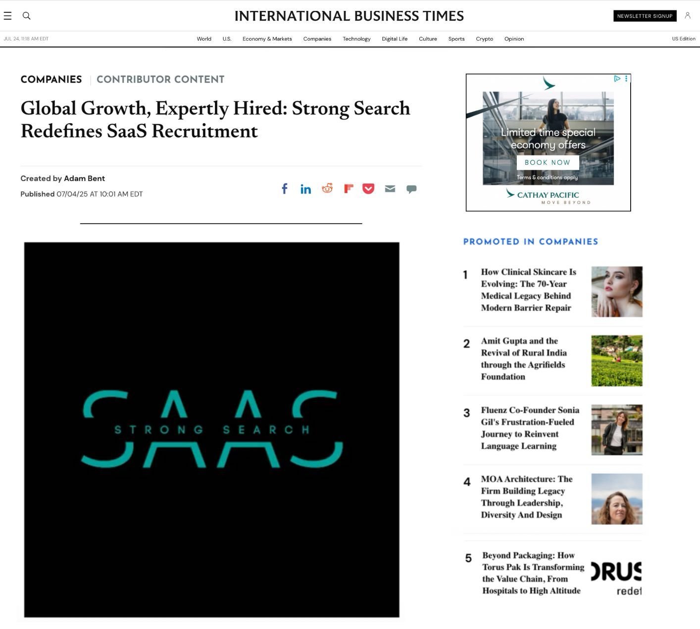 Strong Search Global Expansion